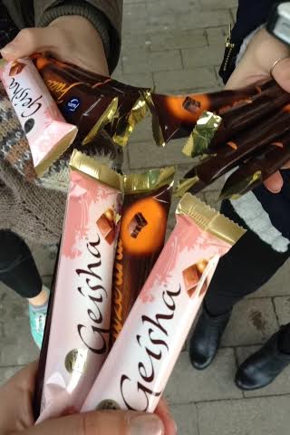 Finnische Leckerei:  Schokolade von Fazer ist laut Pauline unschlagbar ;)